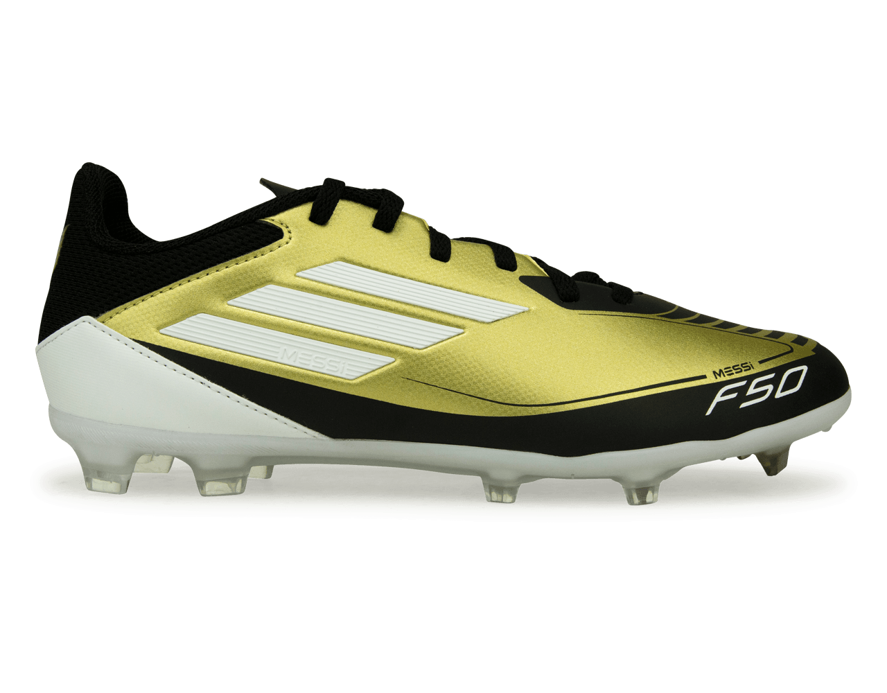 adidas Kids F50 League Messi FG/MG Gold/Black/White