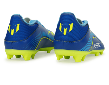 adidas Kids Messi F50 League FG/MG Sea Blue/Solar Yellow
