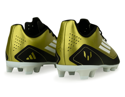 adidas Kids F50 Messi Club FxG Gold/White/Black