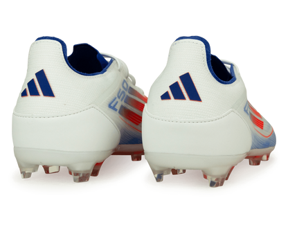 adidas Kids F50 Pro FG White/Lucid Blue