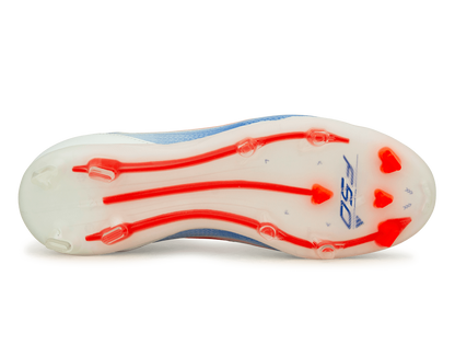 adidas Kids F50 Pro FG White/Lucid Blue