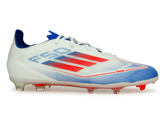 adidas Kids F50 Pro FG White/Lucid Blue
