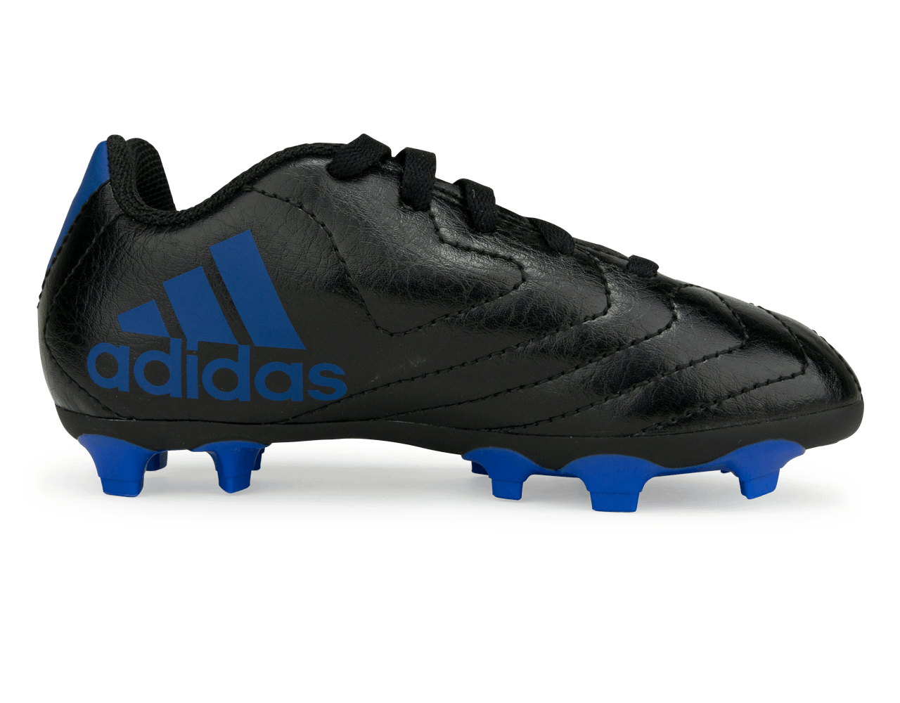 adidas Kids Goletto VII FG Black/Royal Blue
