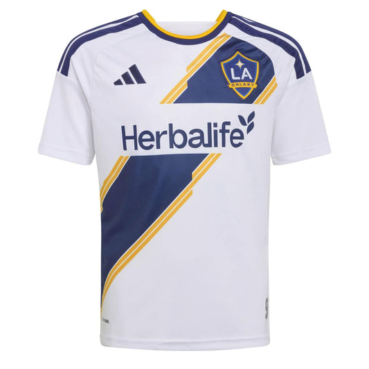 adidas Kids LA Galaxy 2026/27 Home Jersey White/Blue