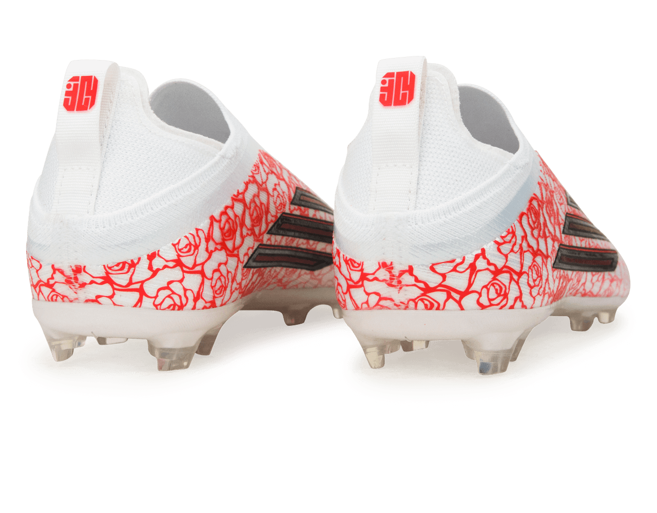 adidas Kids F50 Elite 'Lamine Yamal' Laceless FG White/Black/Red