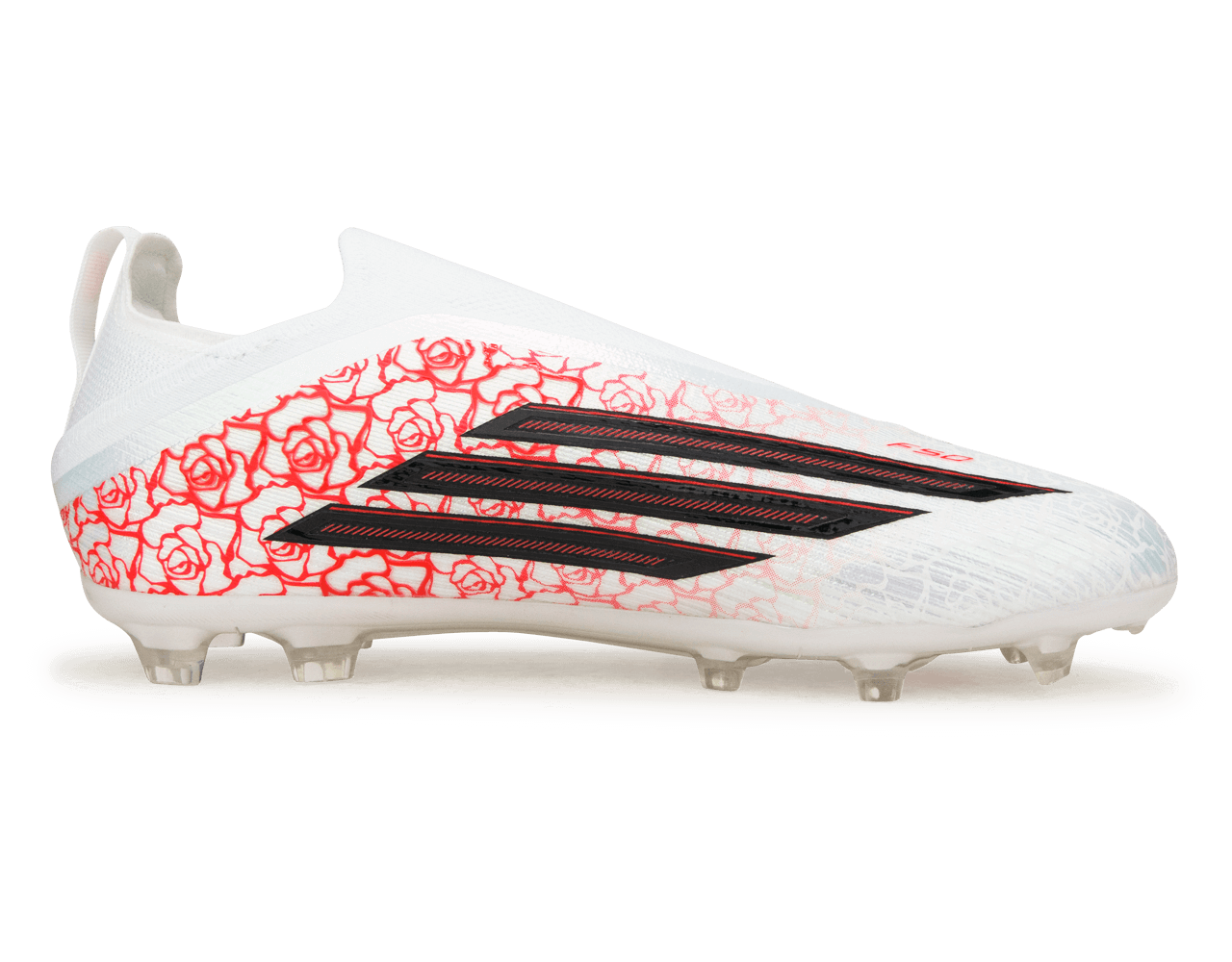 adidas Kids F50 Elite 'Lamine Yamal' Laceless FG White/Black/Red