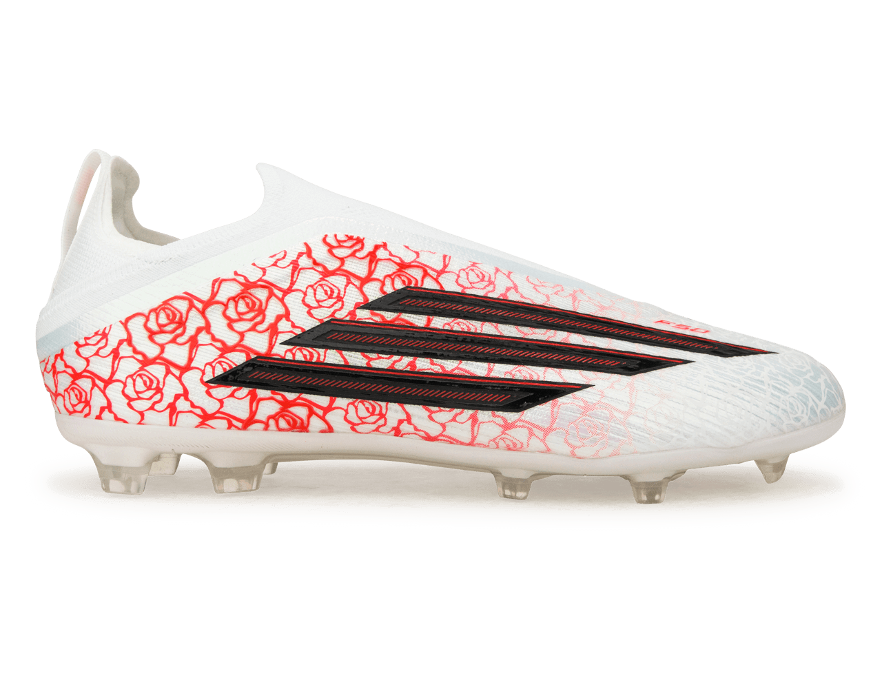 adidas Kids F50 Elite 'Lamine Yamal' Laceless FG White/Black/Red
