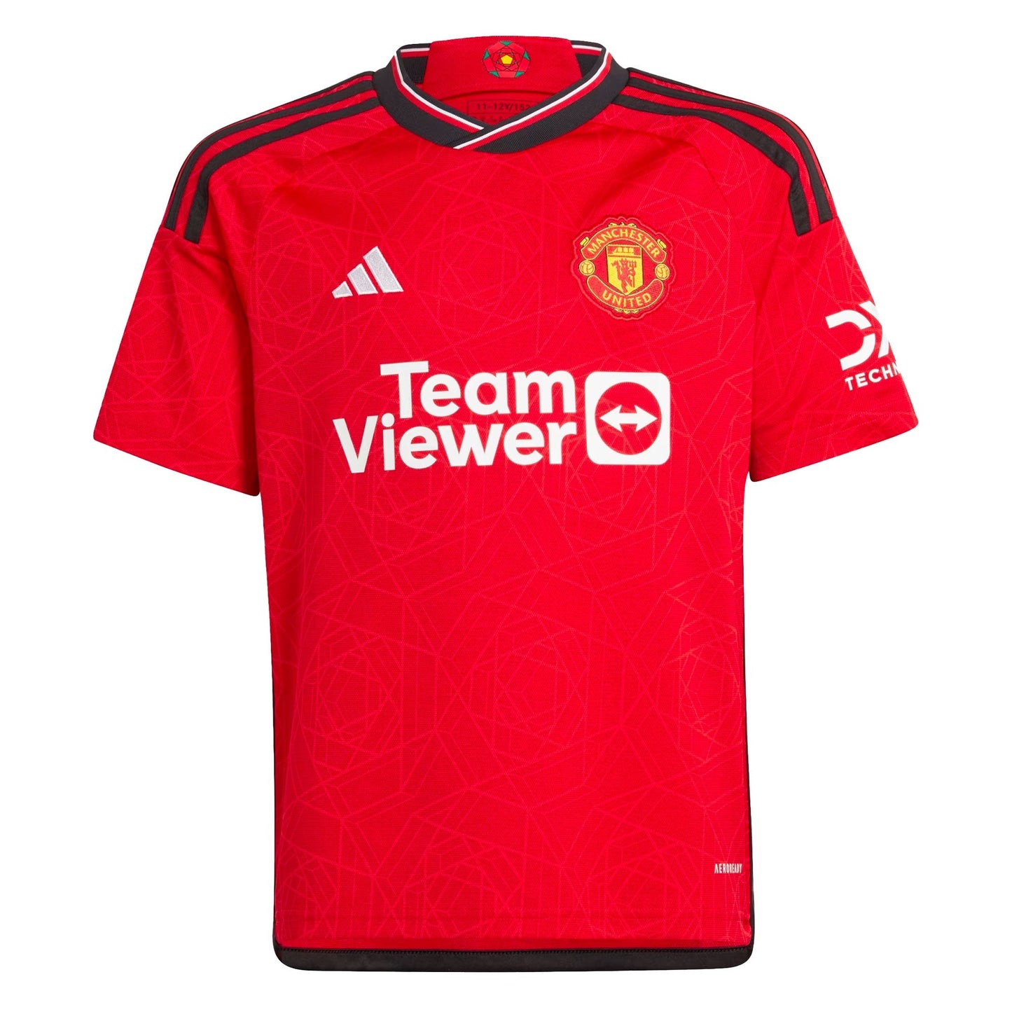 adidas Kids Manchester United 2023/24 Home Jersey College Red/Black