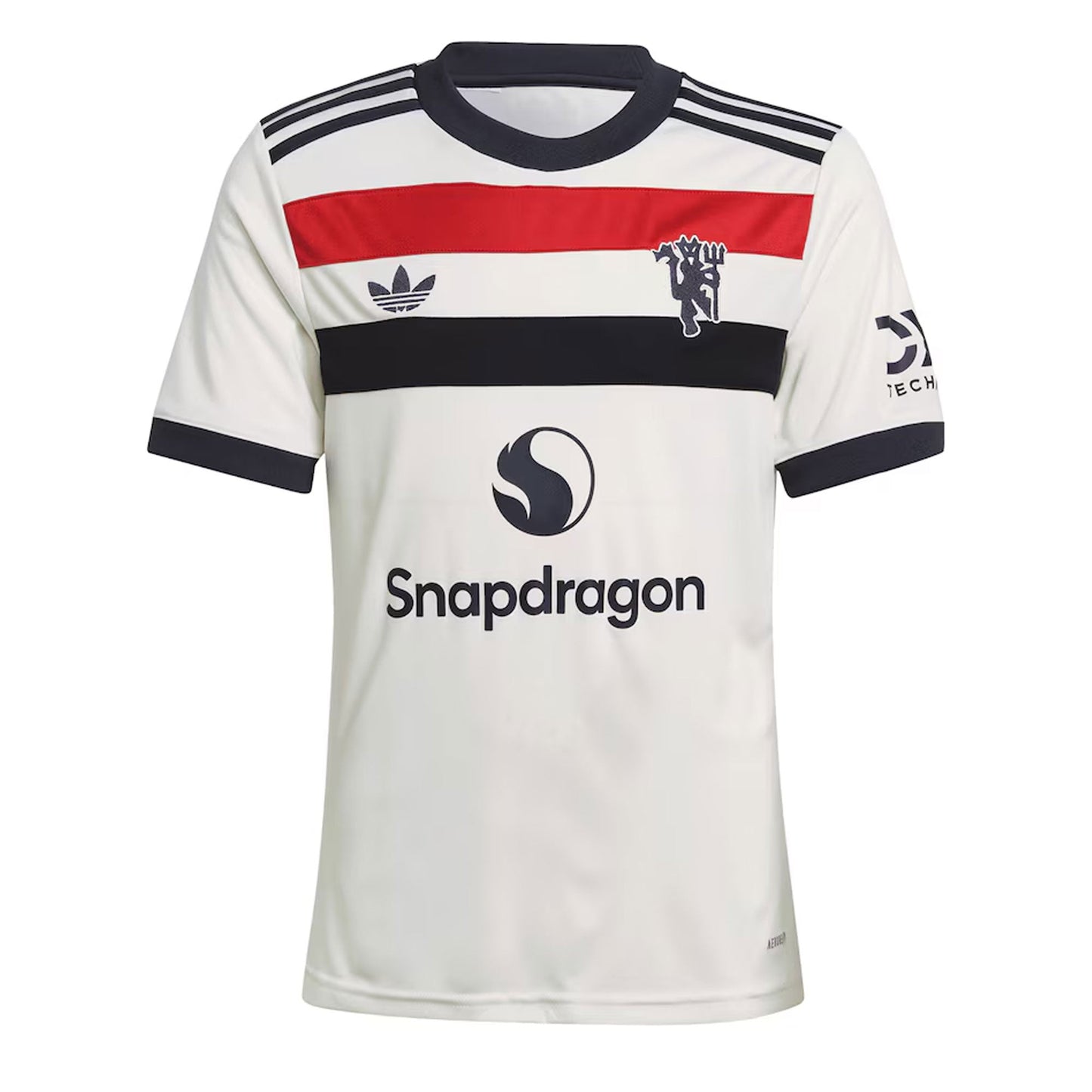 adidas Kids Manchester United 2024/25 Third Jersey Off White/Black