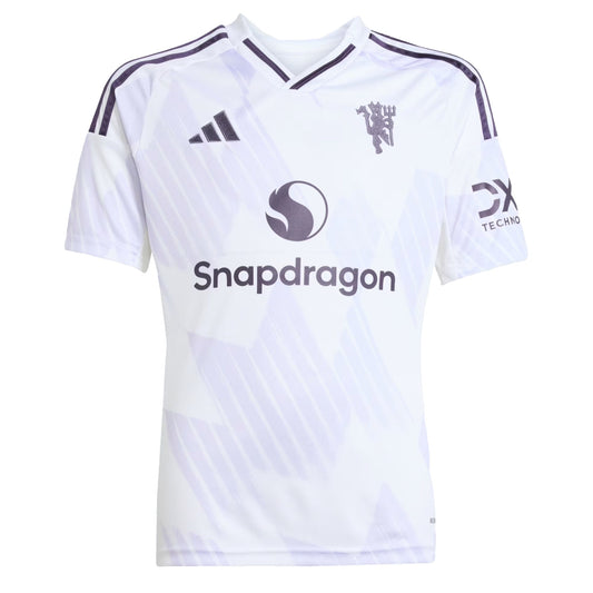 adidas Kids Manchester United 2025/26 Away Jersey White