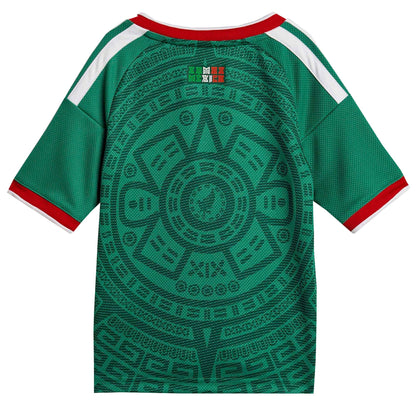 adidas Kids Mexico World Cup 2026 Home Mini Kit Green/White
