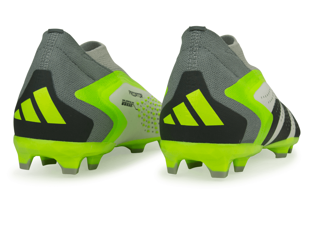 adidas Kids Predator Acccuracy+ FG White/Lucid Lemon