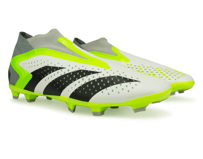 adidas Kids Predator Acccuracy+ FG White/Lucid Lemon