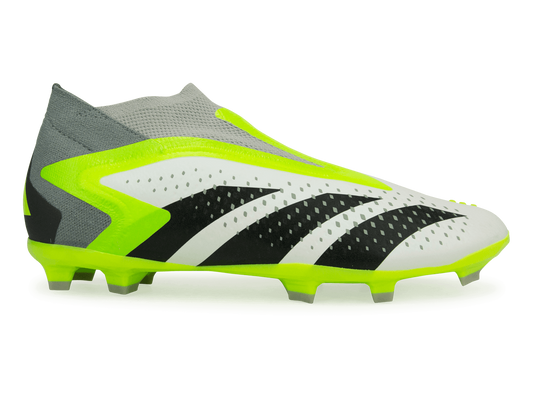 adidas Kids Predator Acccuracy+ FG White/Lucid Lemon