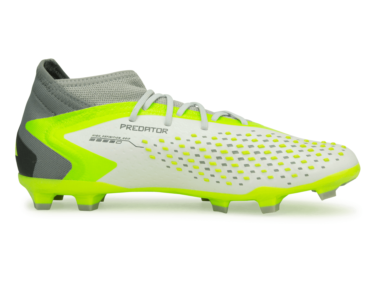 adidas Kids Predator Accuracy.1 FG White/Lucid Lemon