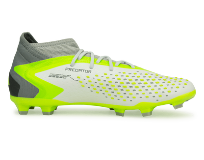 adidas Kids Predator Accuracy.1 FG White/Lucid Lemon