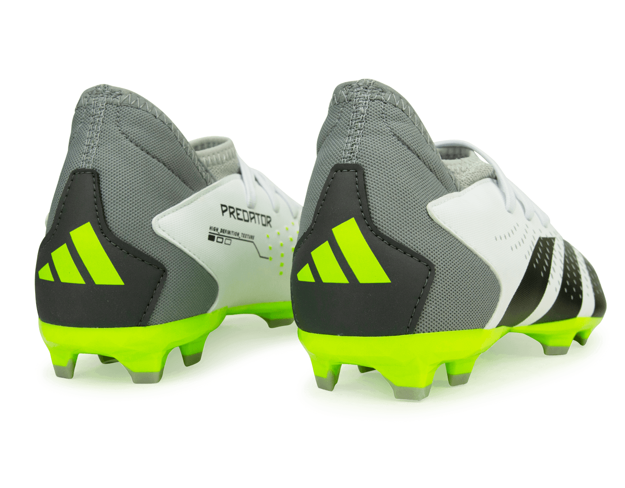 adidas Kids Predator Accuracy.3 FG White/Lucid Lemon