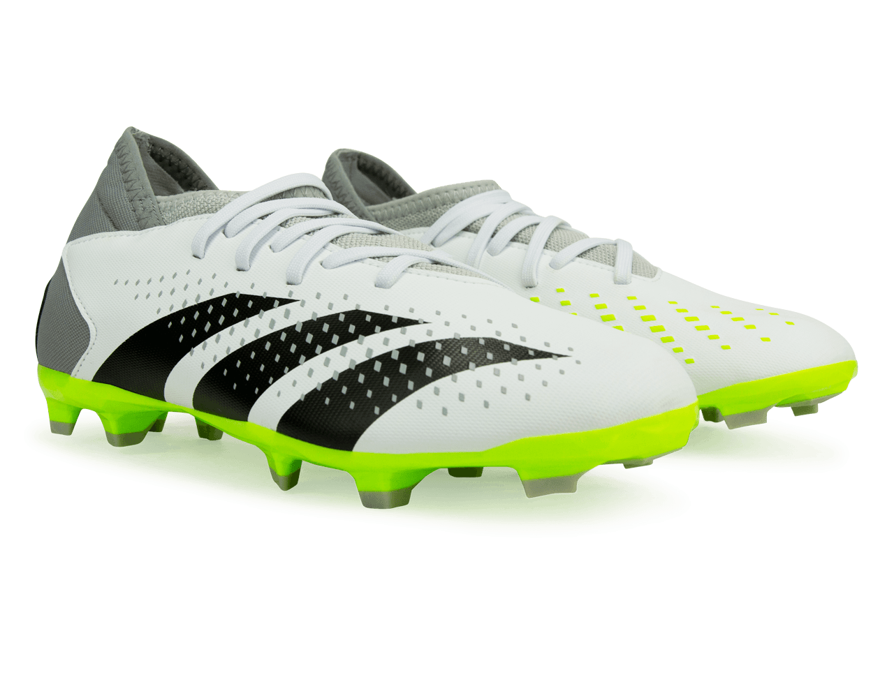 adidas Kids Predator Accuracy.3 FG White/Lucid Lemon