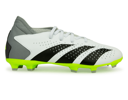 adidas Kids Predator Accuracy.3 FG White/Lucid Lemon