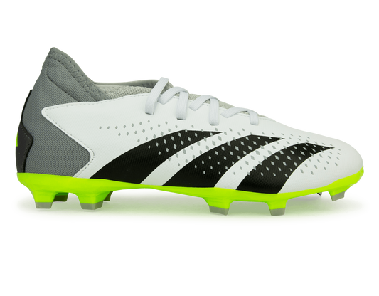 adidas Kids Predator Accuracy.3 FG White/Lucid Lemon