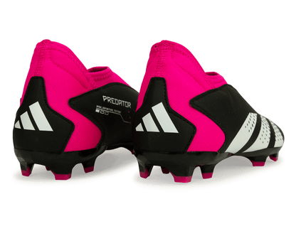 adidas Kids Predator Accuracy.3 Laceless FG Black/Pink