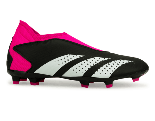 adidas Kids Predator Accuracy.3 Laceless FG Black/Pink