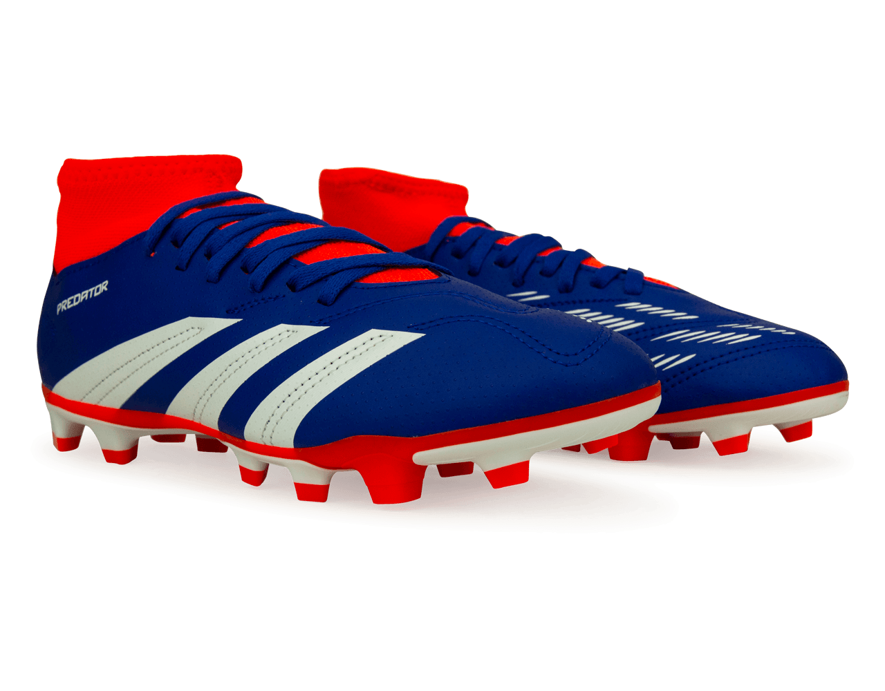 adidas Kids Predator Club Sock FXG Blue/Red