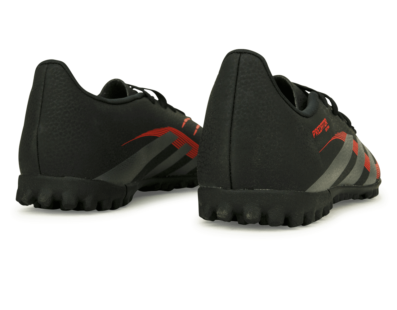adidas Kid's Predator Club TF Core Black/Grey/Red