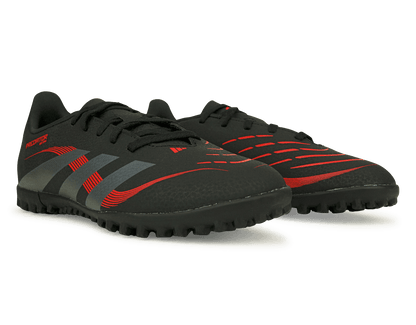 adidas Kid's Predator Club TF Core Black/Grey/Red