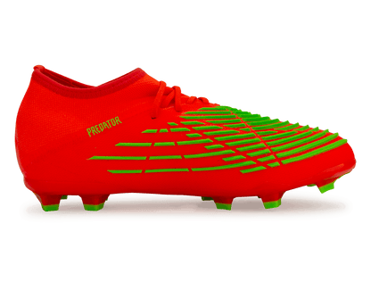 adidas Kids Predator Edge.1 FG Solar Red/Solar Green