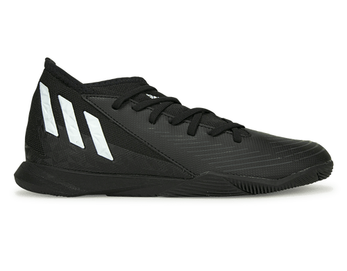 adidas Kids Predator Edge.3 Indoor Soccer Shoes Black/White