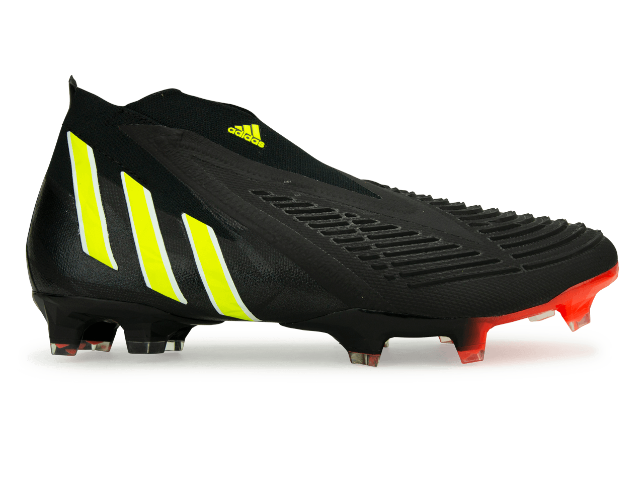 adidas Men's Predator Edge+ FG Black/Solar Yellow