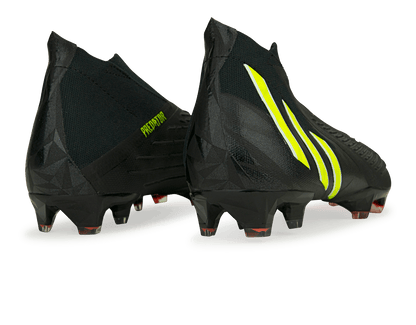 adidas Men's Predator Edge+ FG Black/Solar Yellow