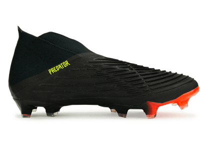 adidas Men's Predator Edge+ FG Black/Solar Yellow