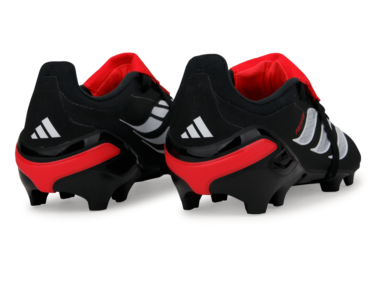 adidas Kids Predator Elite Foldover Tongue FG Black/White/Red
