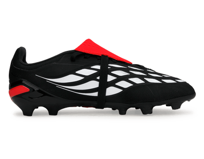 adidas Kids Predator Elite Foldover Tongue FG Black/White/Red