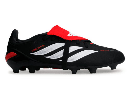 adidas Kids Predator Elite Foldover Tongue FG Black/White/Red