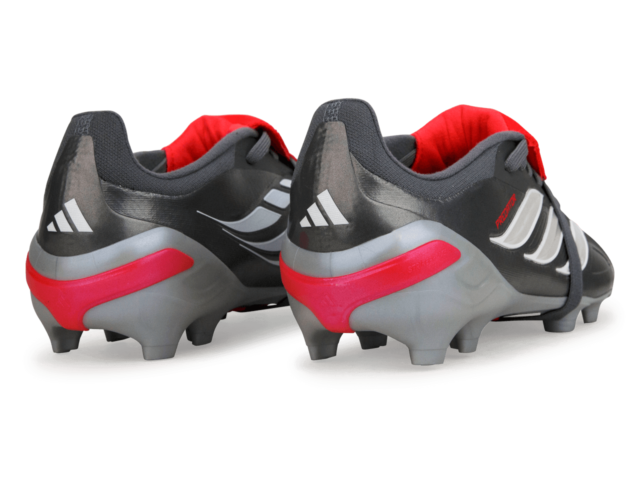 adidas Kids Predator Elite Foldover Tongue FG Iron Metallic/Red