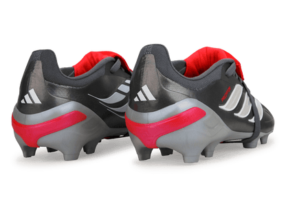 adidas Kids Predator Elite Foldover Tongue FG Iron Metallic/Red