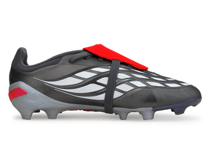 adidas Kids Predator Elite Foldover Tongue FG Iron Metallic/Red
