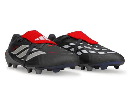 adidas Kids Predator Elite Foldover Tongue FG Iron Metallic/Red