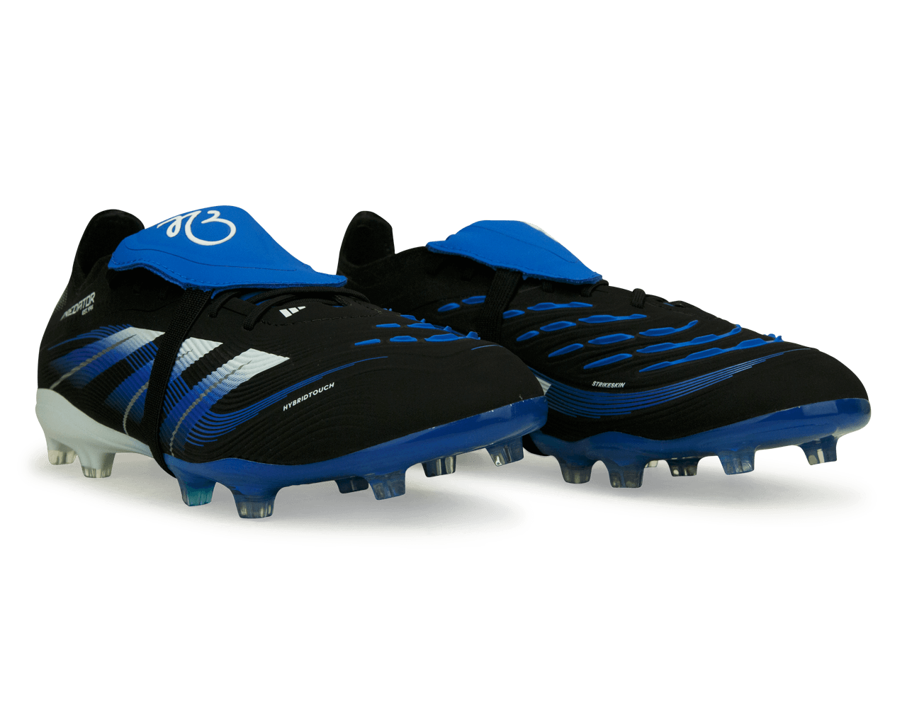 adidas Kids Jude Bellingham Predator Elite Foldover Tongue FG Black/Blue