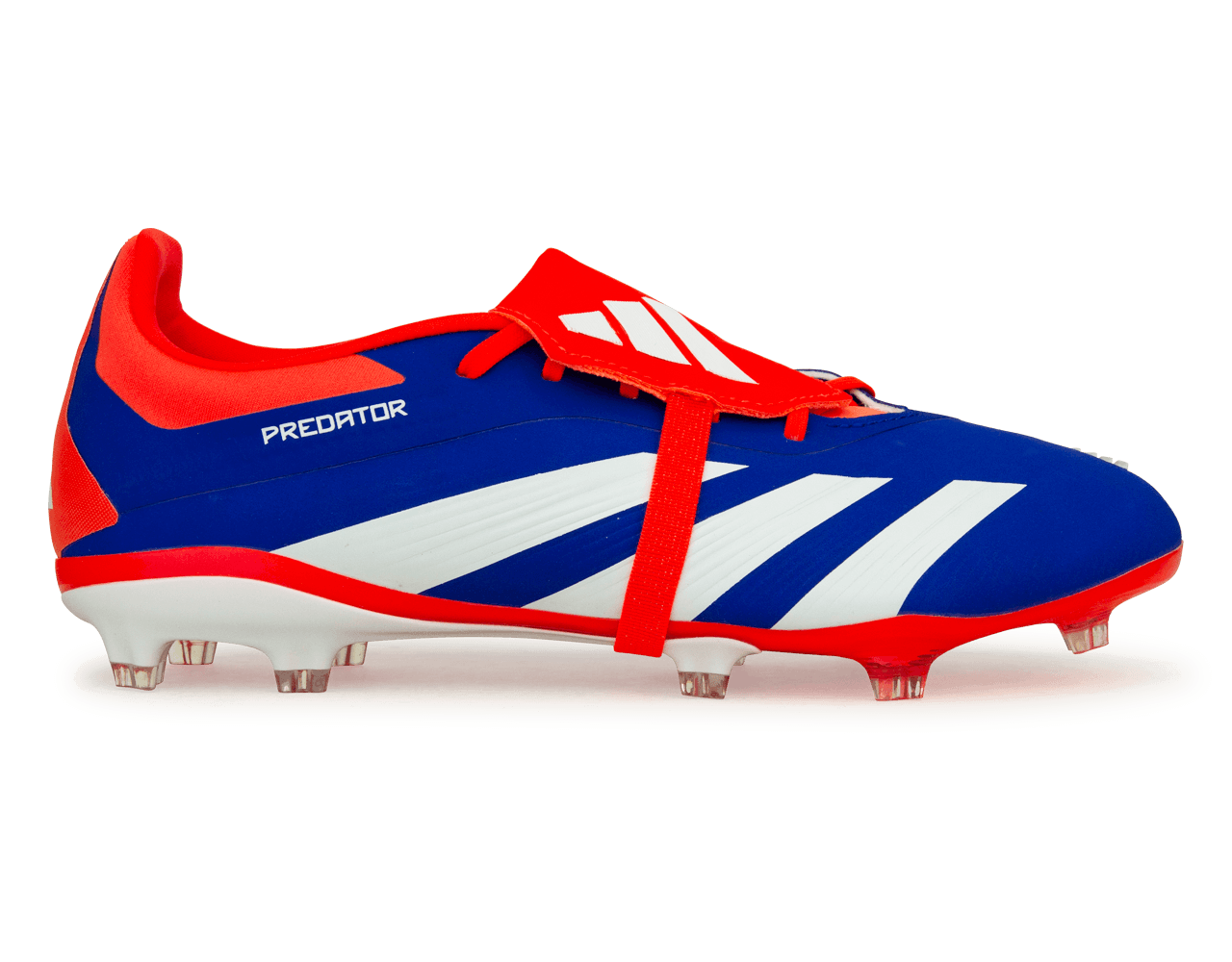 adidas Kids Predator Elite Foldover Tongue FG Lucid Blue/White/Solar Red