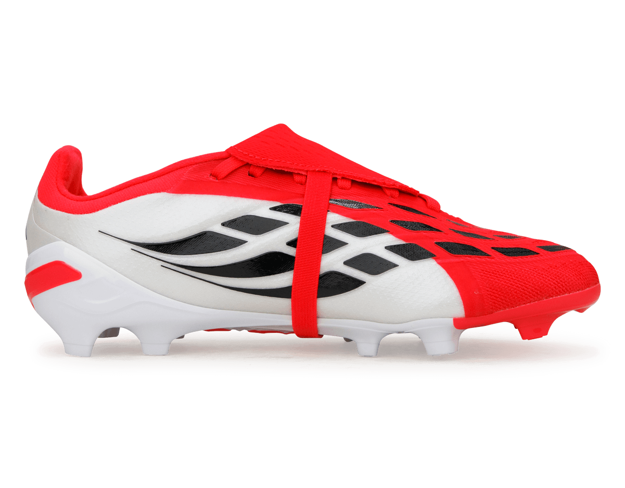 adidas Kids Predator Elite Foldover Tongue FG Red/Black/White