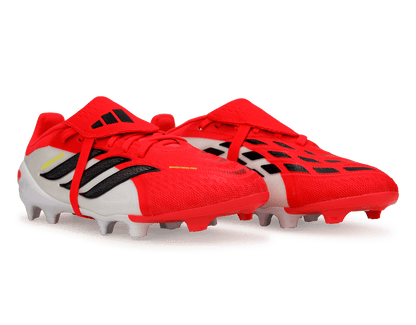 adidas Kids Predator Elite Foldover Tongue FG Red/Black/White