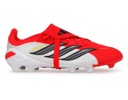 adidas Kids Predator Elite Foldover Tongue FG Red/Black/White