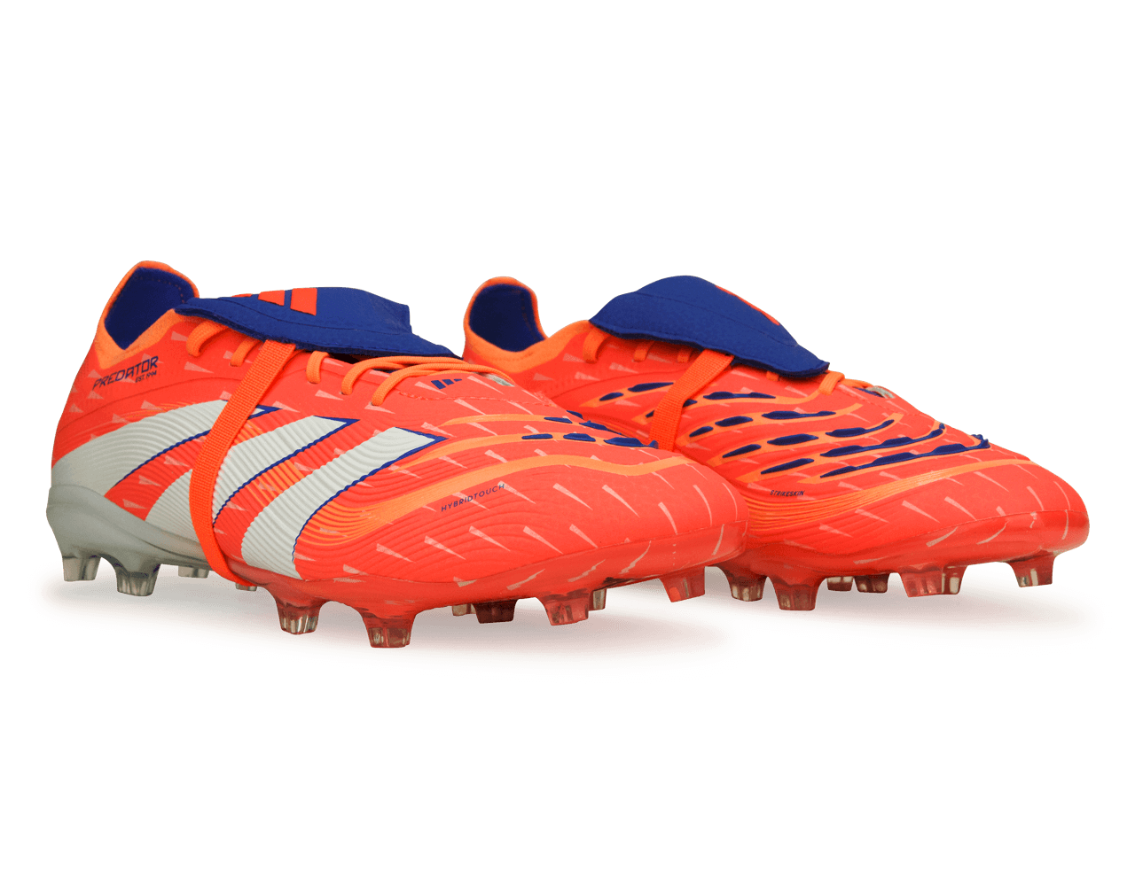 adidas Kids Predator Elite Foldover Tongue FG Signal Coral/White