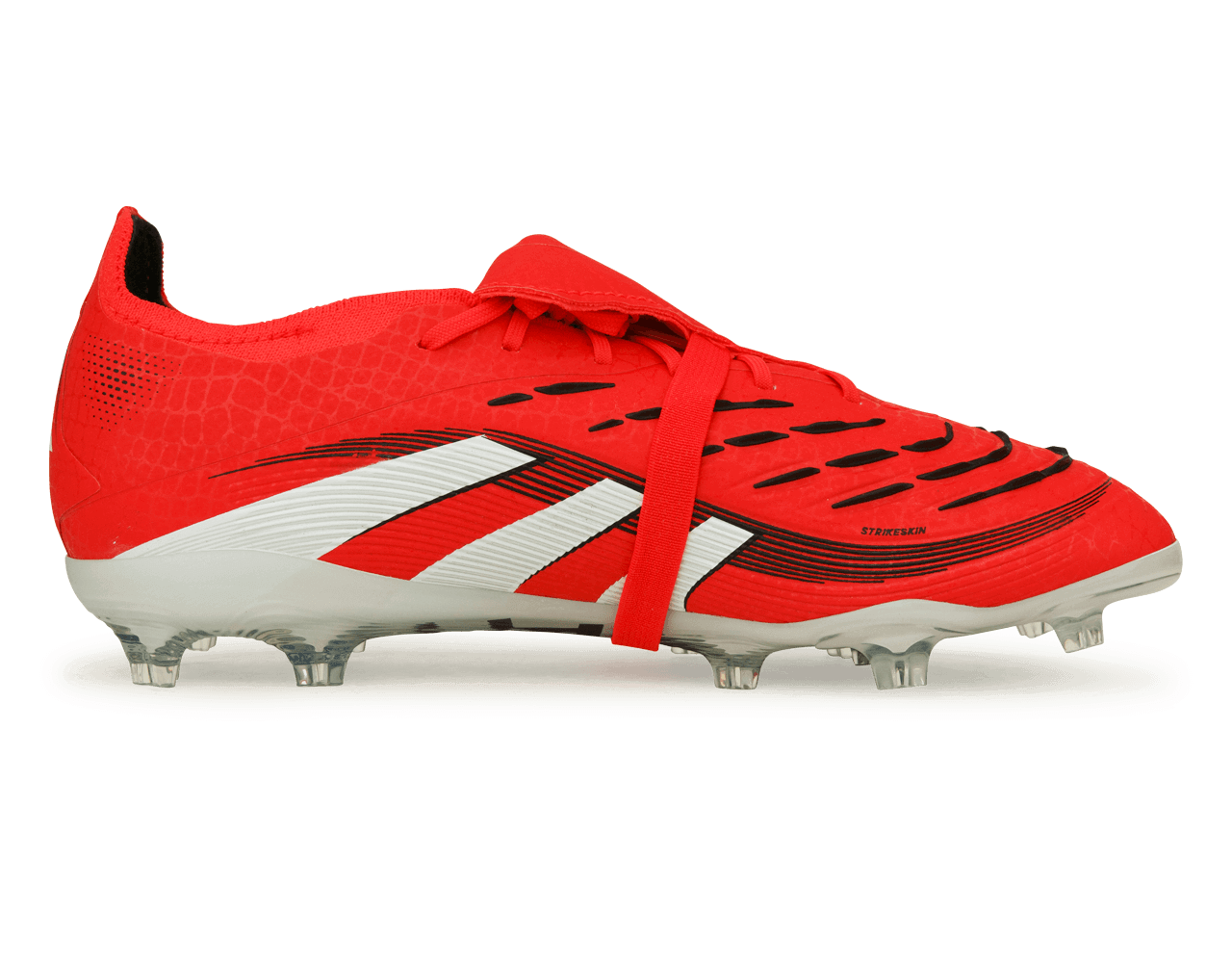 adidas Kids Predator Elite Foldover Tongue FG White/Red/Black