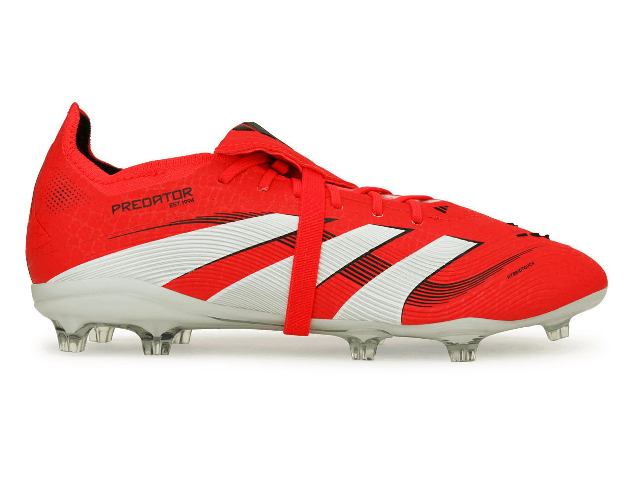 adidas Kids Predator Elite Foldover Tongue FG White/Red/Black