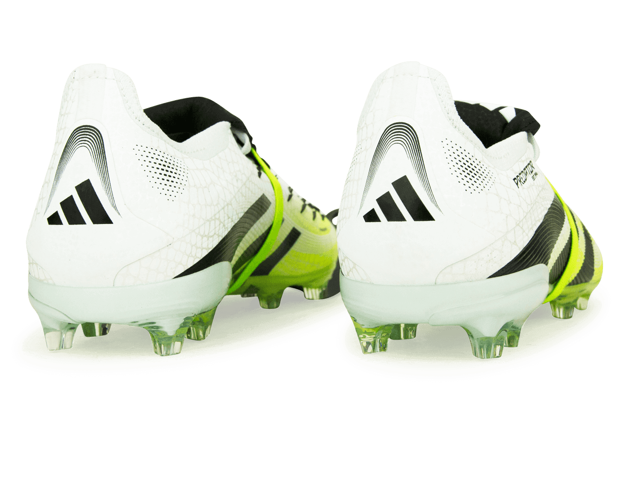 adidas Kids Predator Elite Foldover Tongue FG White/Black/Green